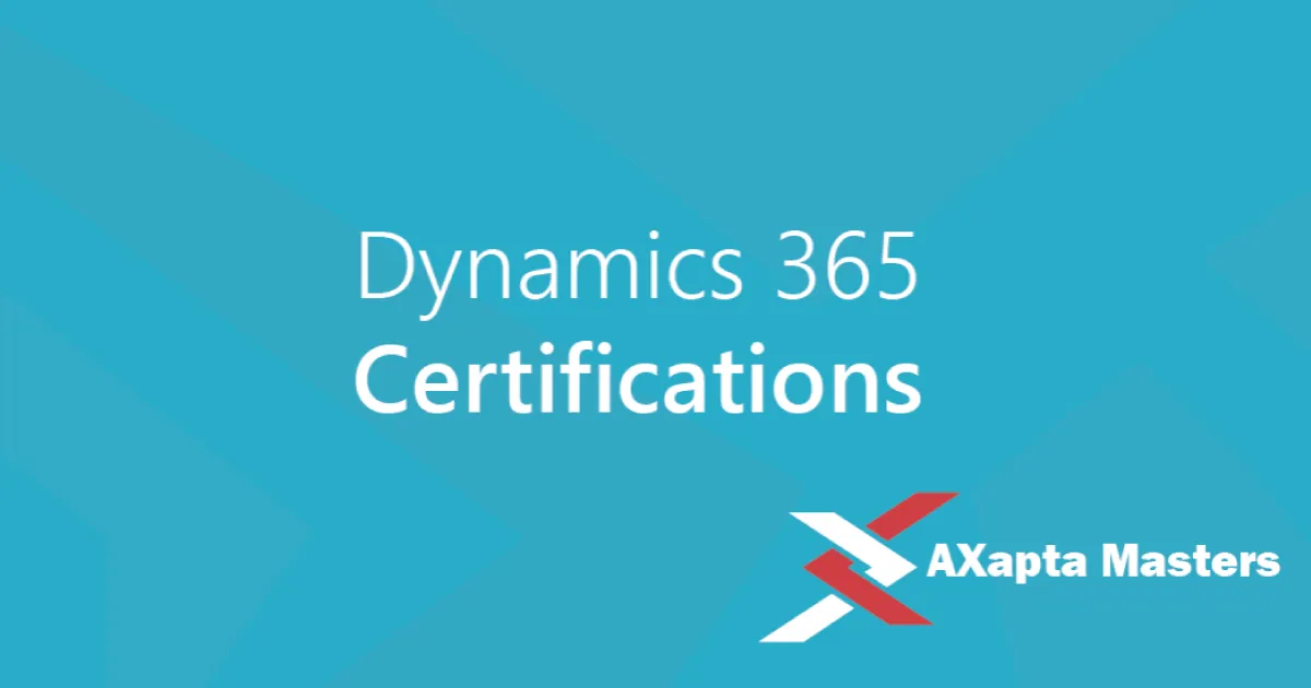 Dynamics certifications